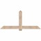 Ekena Millwork Eugene Smooth Timber Gable Bracket, Douglas Fir, 72"W x 33"H x 1 1/2"D x 5 1/2"F, 11/12 Pitch GBW072X33X0206EUG00SDF - alternate 1